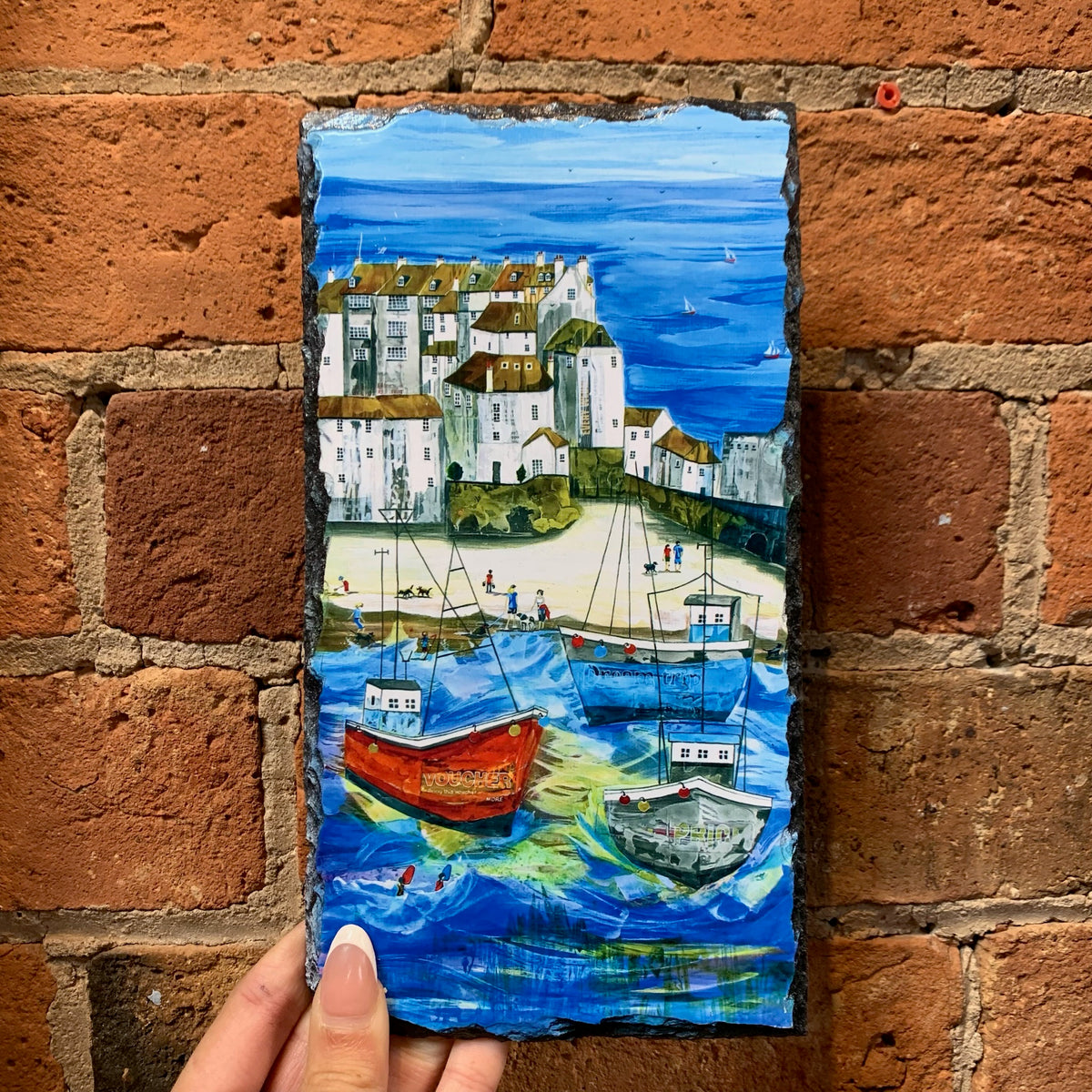 Slate wall hanging- St Ives