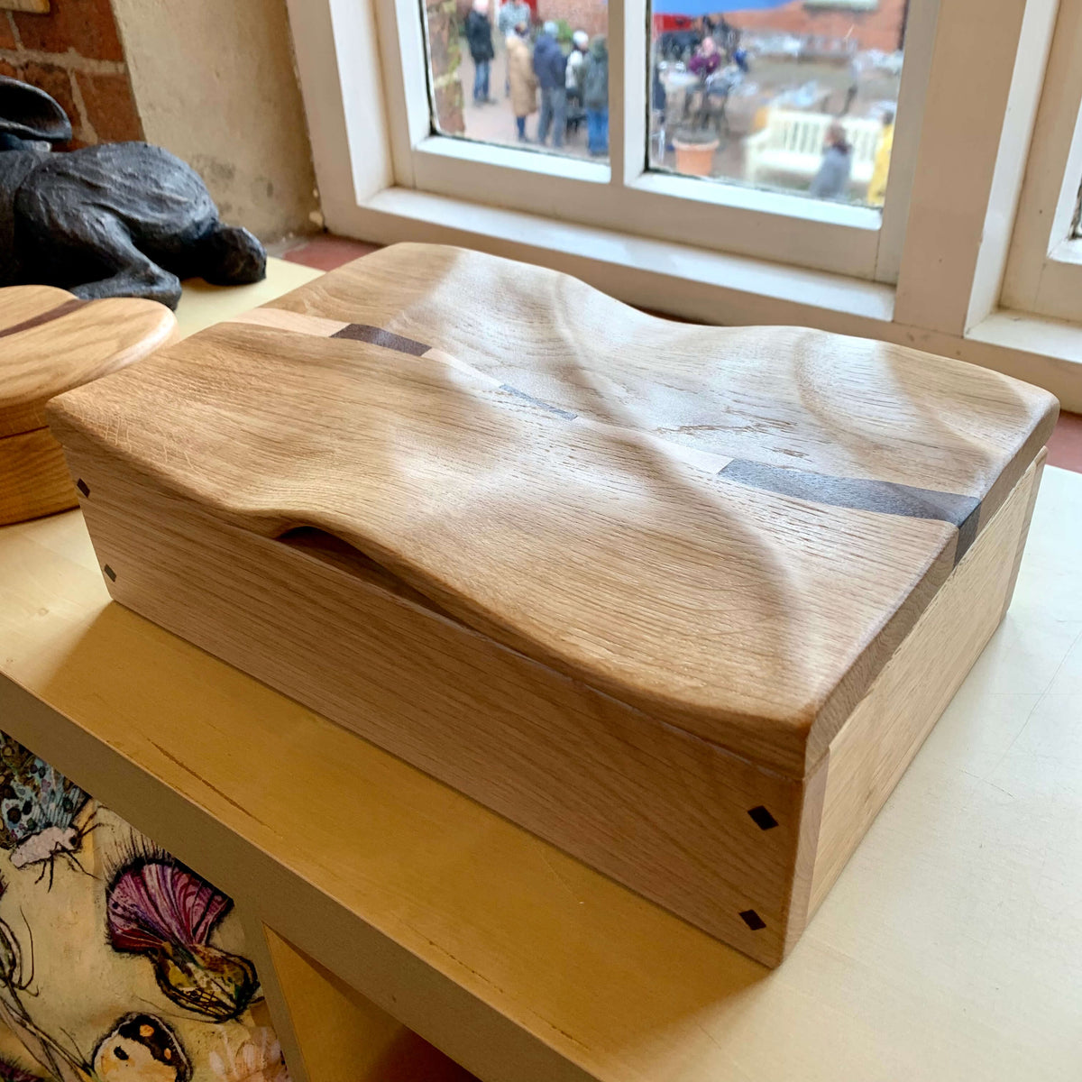 Wooden Wave Jewellery Boxes