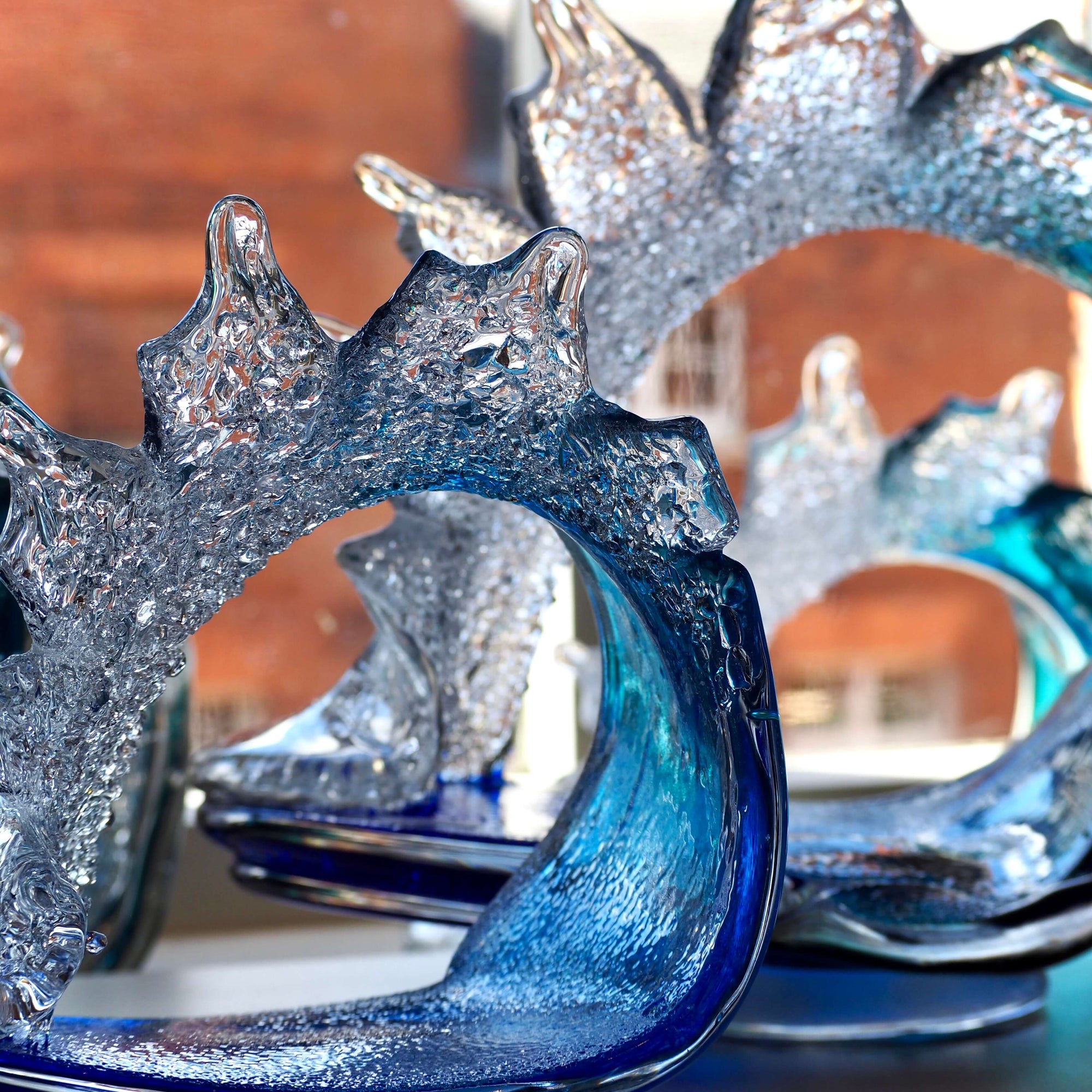 Capturing The Movement Of The Ocean With A Fusion Of Glass