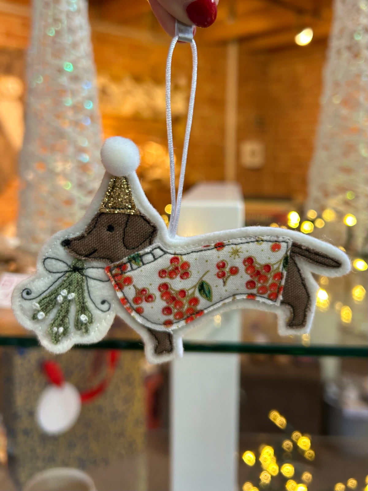 Handmade Stitched Xmas Decoration