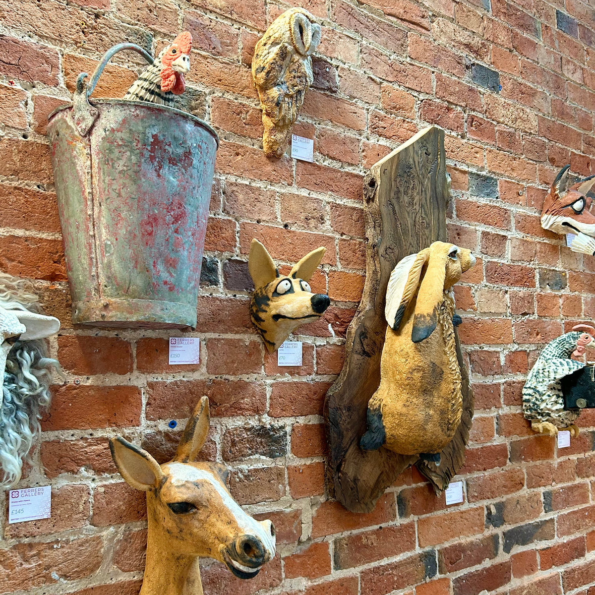 Ceramic Animal Wall Art