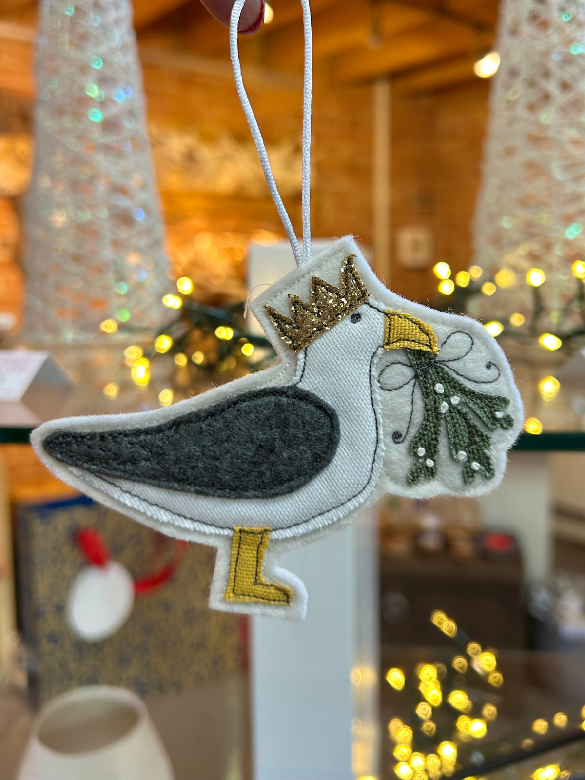 Handmade Stitched Xmas Decoration