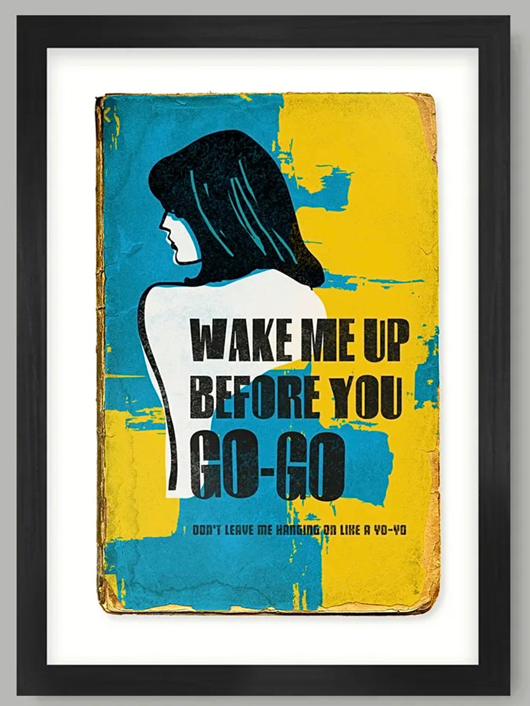 A3 Framed Print - Wake Me Up