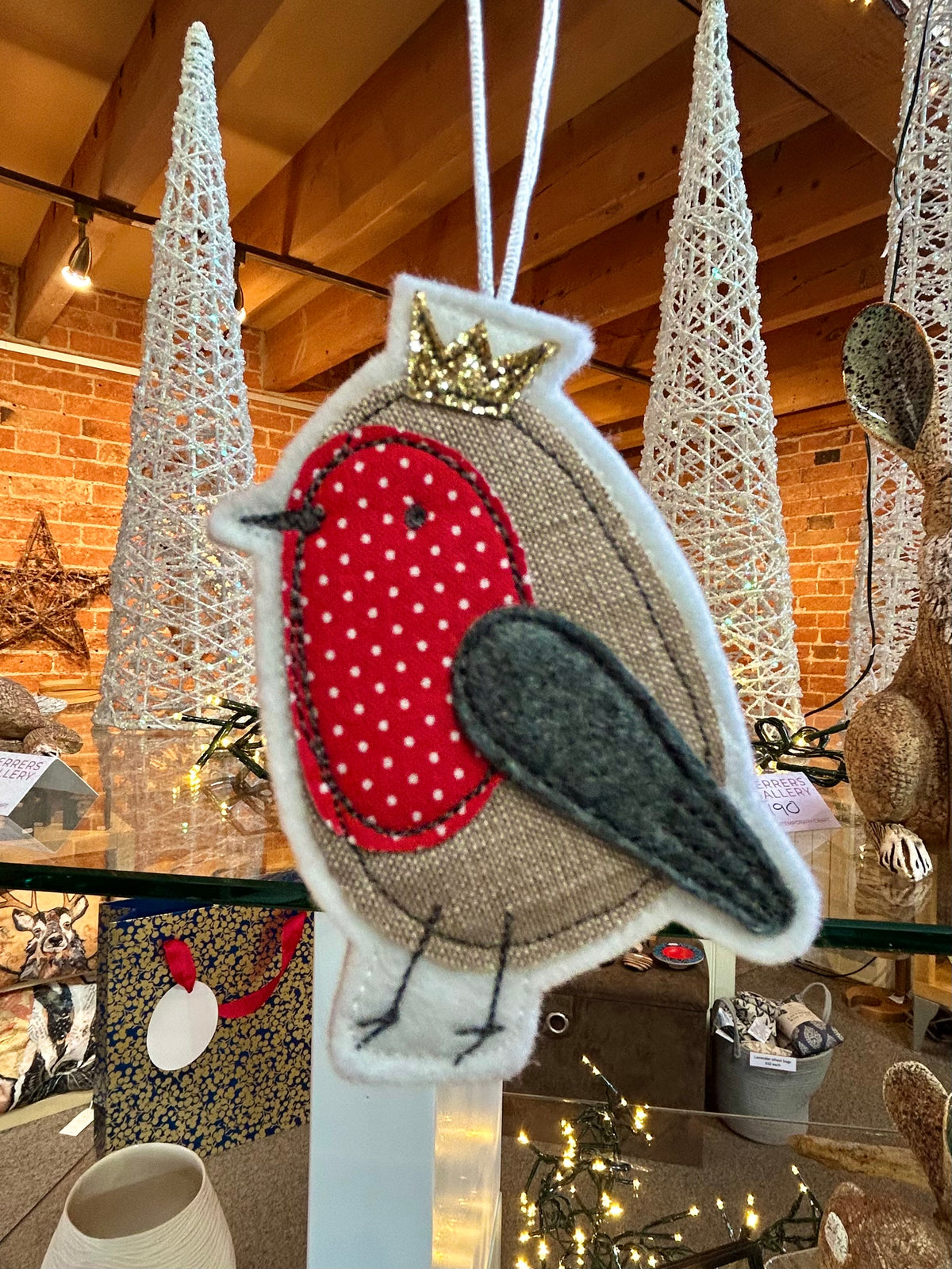 Handmade Stitched Xmas Decoration