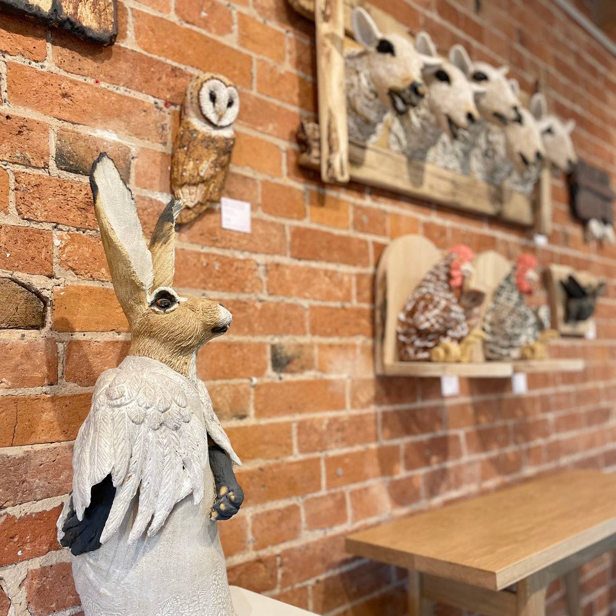 Ceramic Animal Wall Art