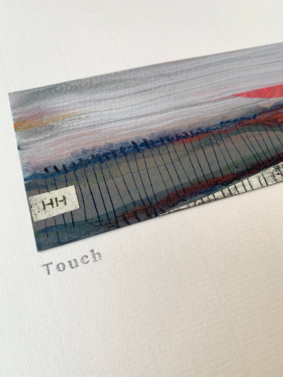 Helen Hallows Original Collage &#39;Touch&#39;