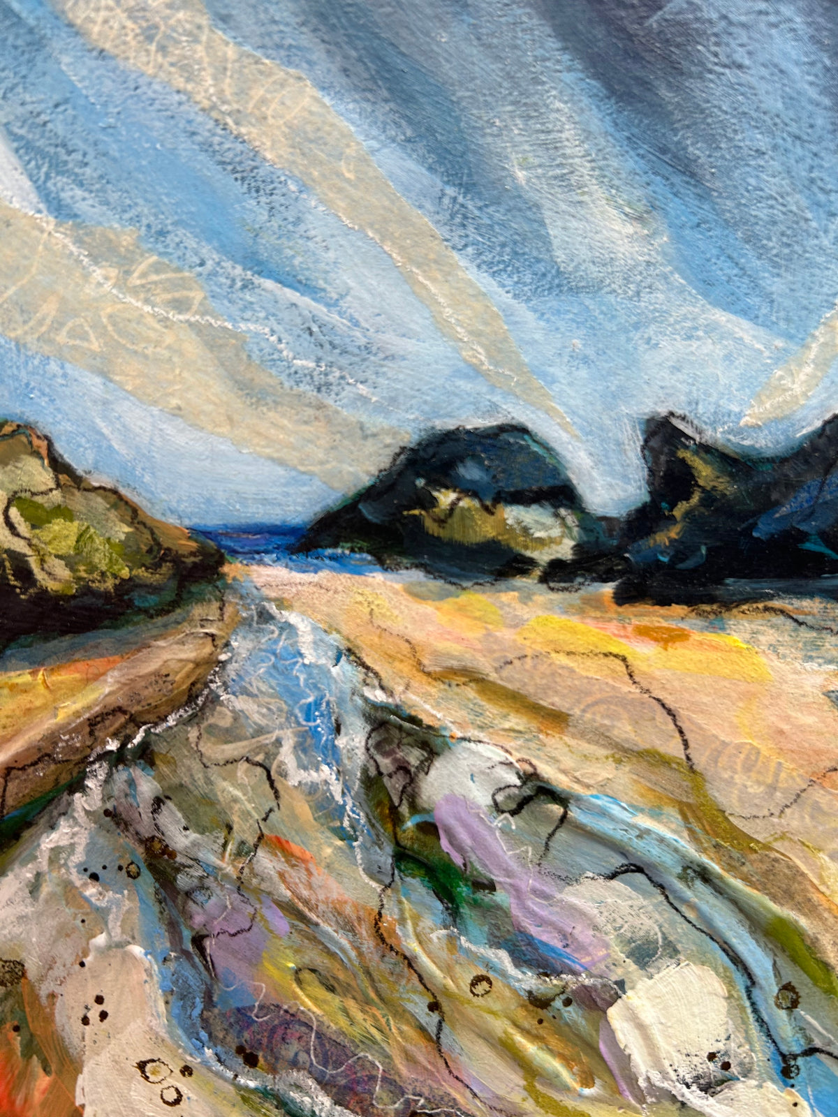 Original Mixed Media Artwork - 'Kynance'